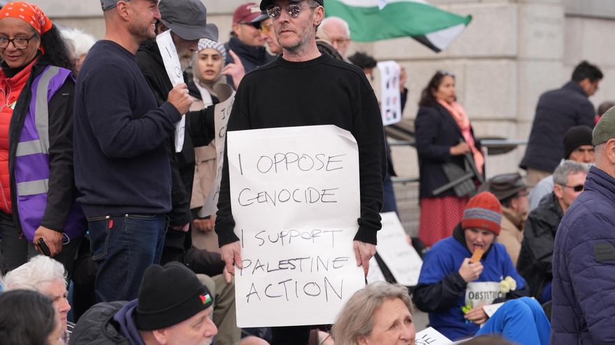 Robert del Naja, de Massive Attack, arrestado en las protestas propalestinas de Londres: "Me opongo al genocidio"