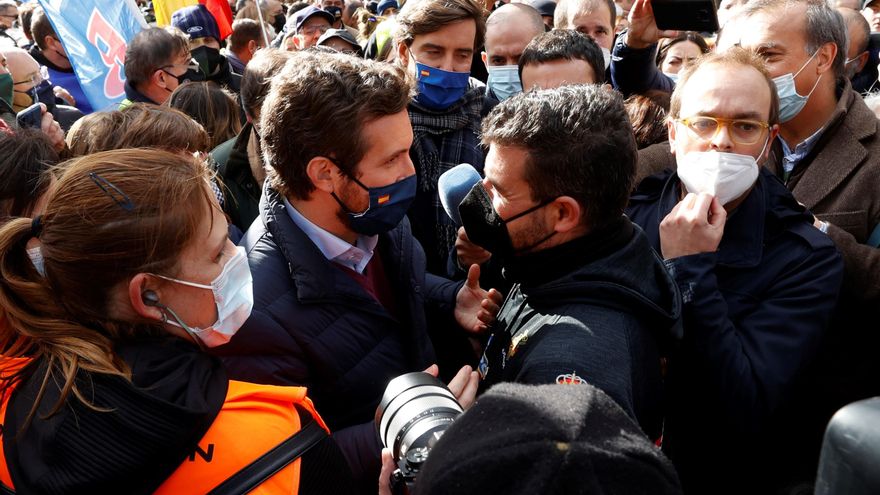 Jusapol sigue con el plan que debatió en la sede del PP y convoca dos manifestaciones de aquí a las elecciones