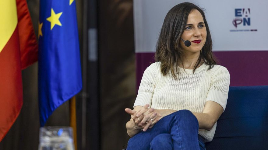 La ministra de Derechos Sociales y Agenda 2030, Ione Belarra, a 21 de abril de 2023