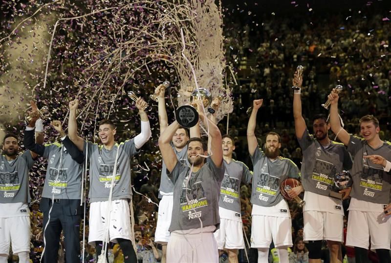 Partido de la final de la Copa del Rey 2016 entre el Herbalife Gran Canaria y el Real Madrid. Efe.