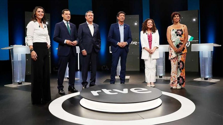 El debate electoral por el 19J genera un interés moderado en La 1 (8.1%), pero despunta en Andalucía (20.8%)