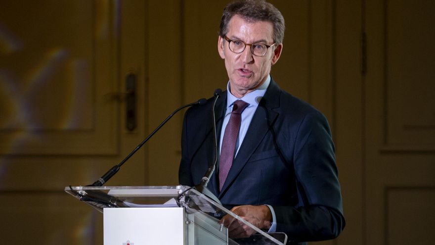 El líder del Partido Popular, Alberto Núñez Feijóo.