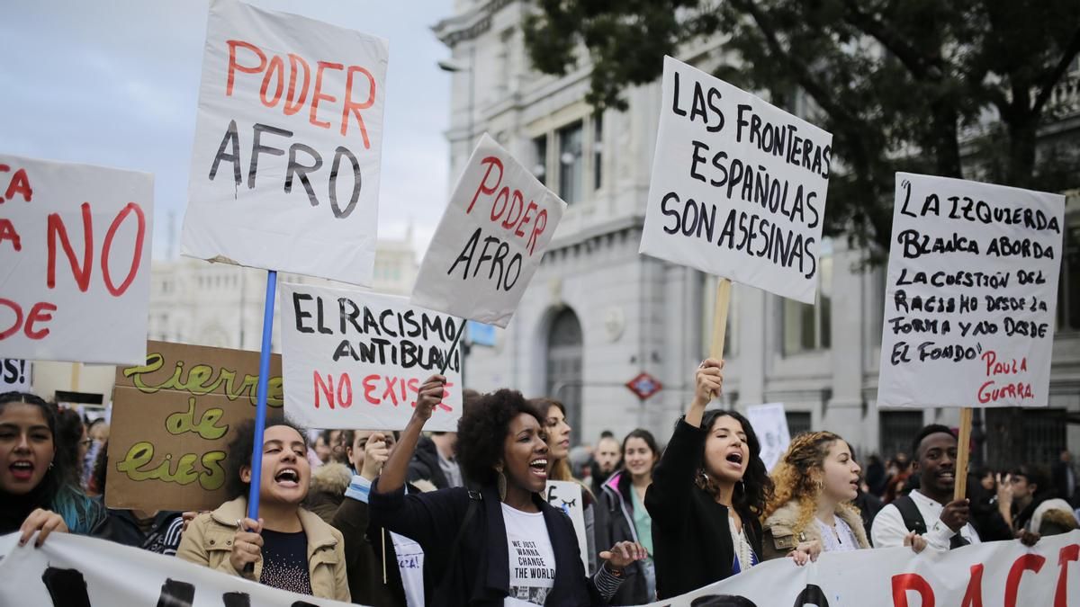 Manifestación antirracista