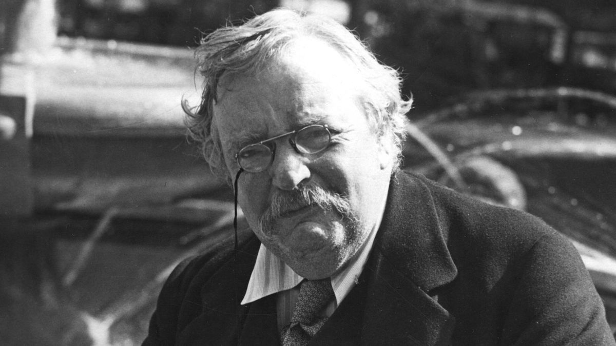 Imagen del escritor Gilbert Chesterton. EFE/Vidal/rba
