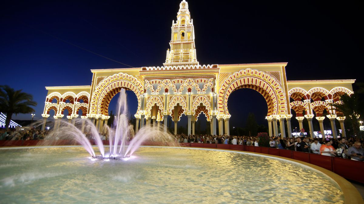 Las imágenes del alumbrado de la Feria de Córdoba 2026