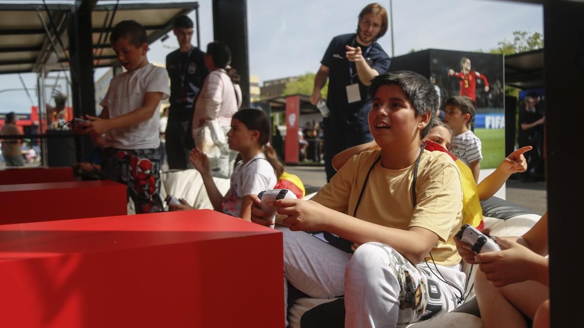 Fanzone de la Selección Española de Fútbol Femenina