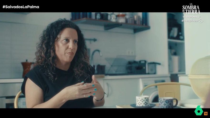 'Salvados' habló con una afectada por el volcán de La Palma que vive en un contenedor desde entonces