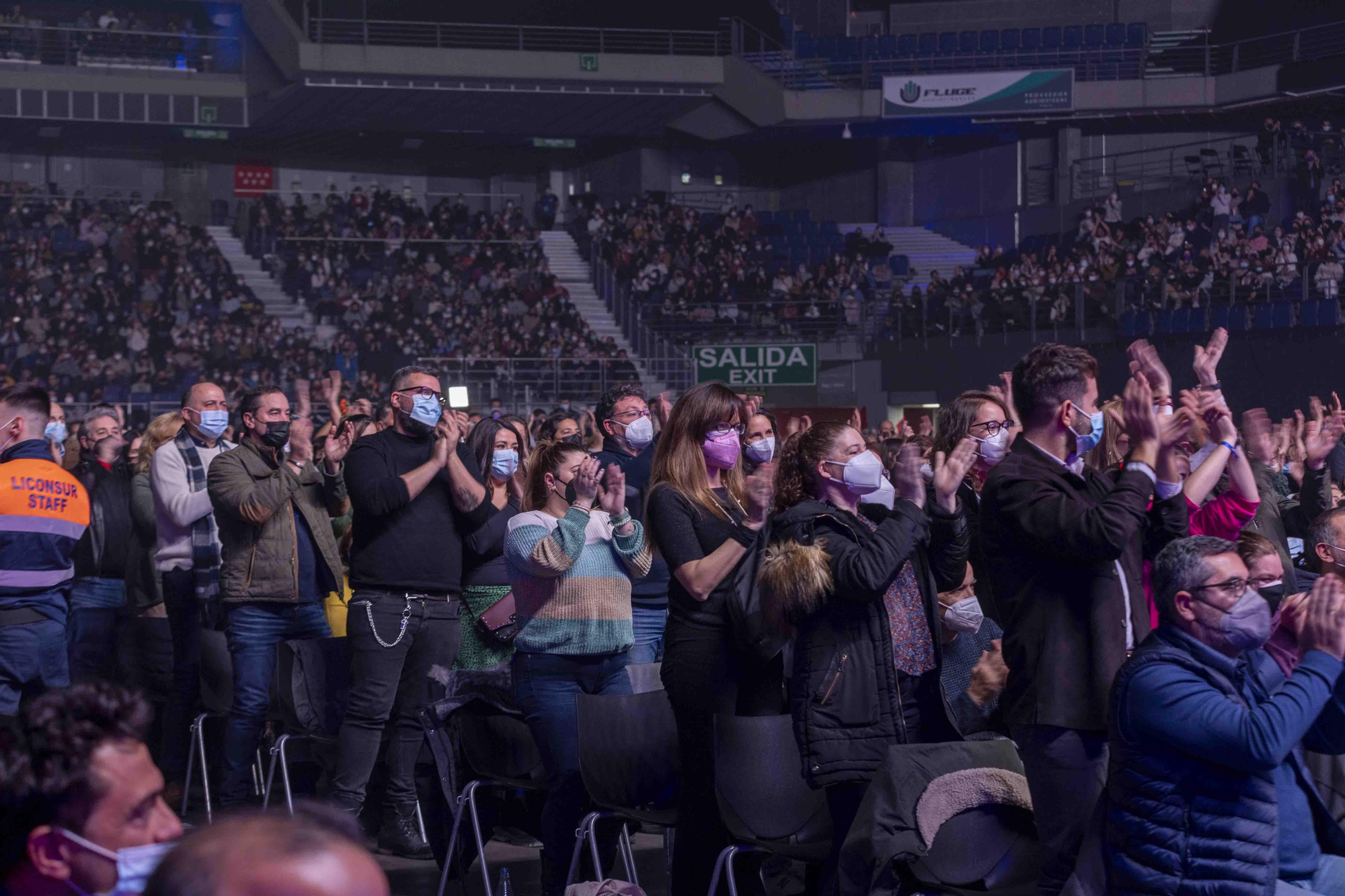 Público en el WiZink Center   de Madrid.