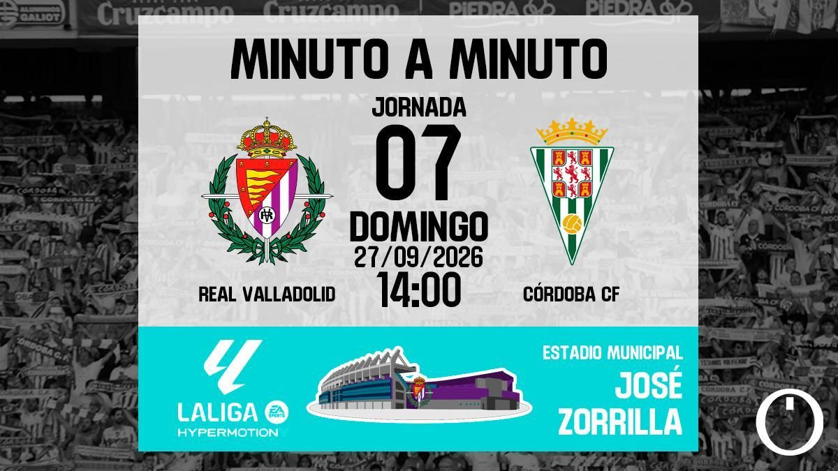 Minuto a minuto: Real Valladolid - Córdoba CF