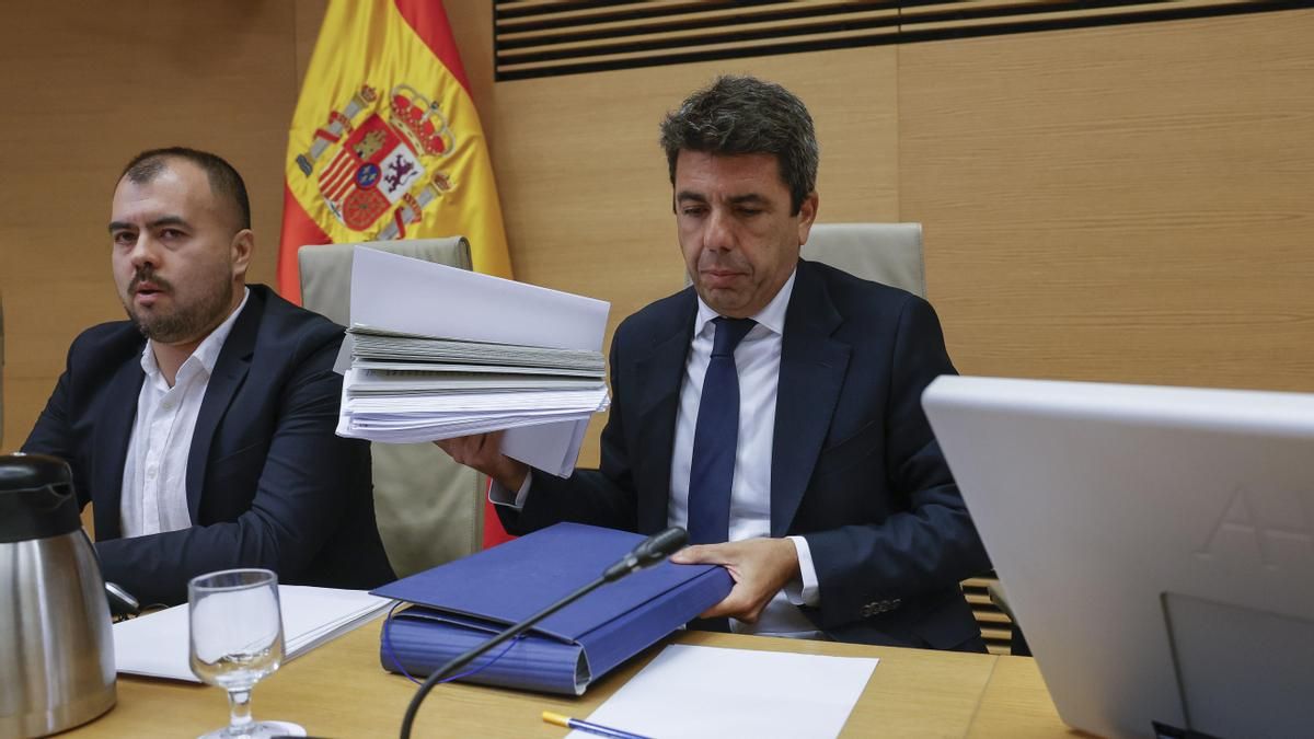 DIRECTO | Última hora de la declaración de Mazón en el Congreso