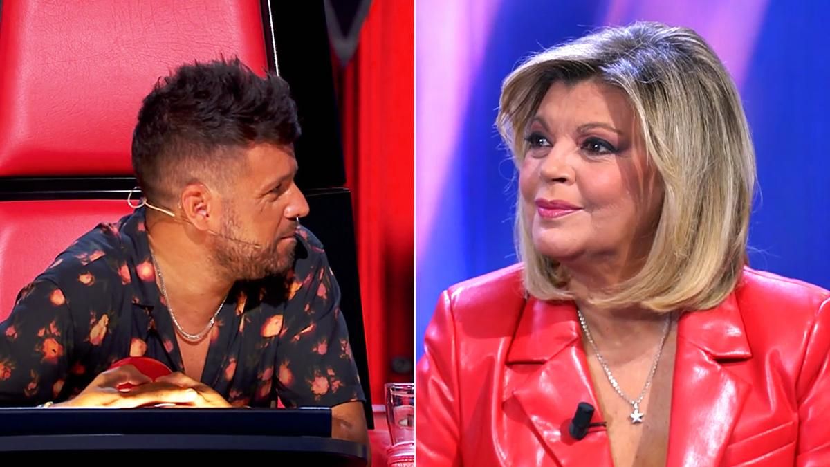 Pablo López en 'La Voz' / Terelu Campos en 'De Viernes'
