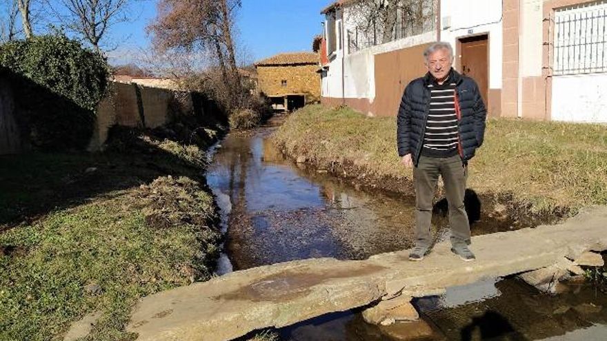 Jesús López en la zaya de Castrillo