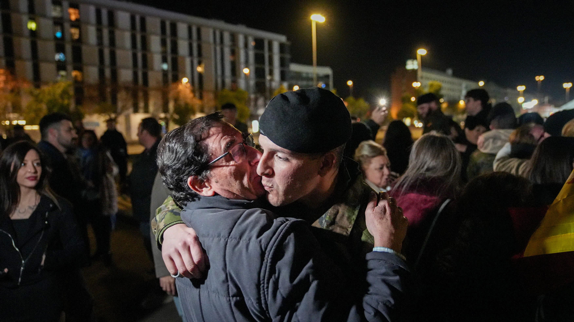 Llegada de la 1º rotación del contingente eFP XVII, con los componentes de la Brigada 'Guzmán el Bueno' X.