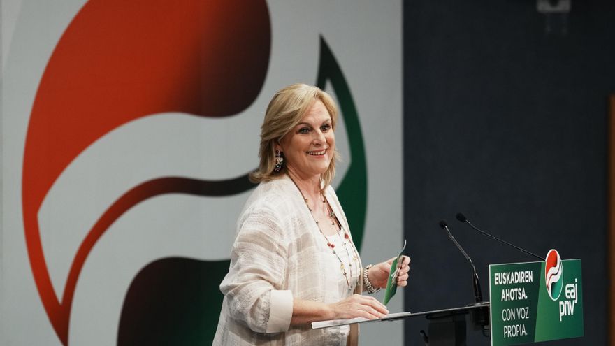 Archivo - La presidenta del Bizkai Buru Batzar de EAJ-PNV, Itxaso Atutxa.