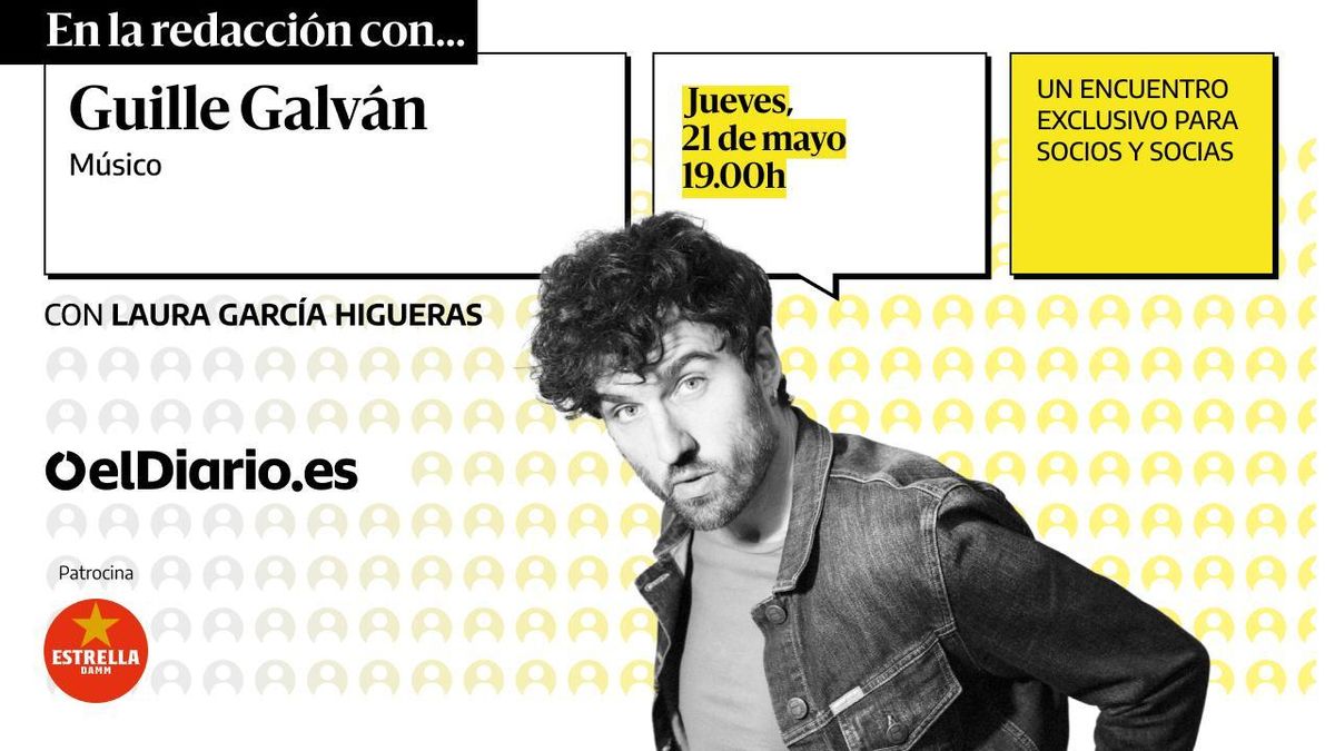 Encuentro y acústico de Guille Galván en la redacción de elDiario.es