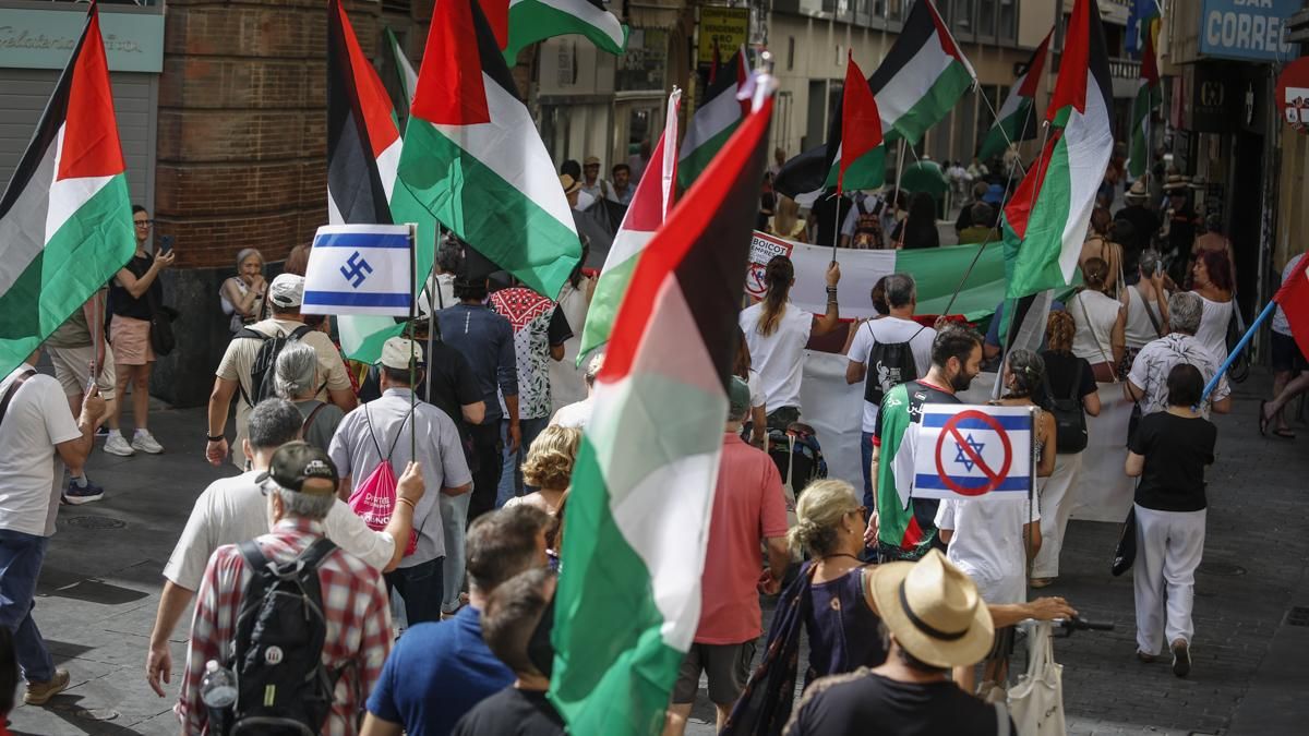 Manifestación solidaridad con Palestina