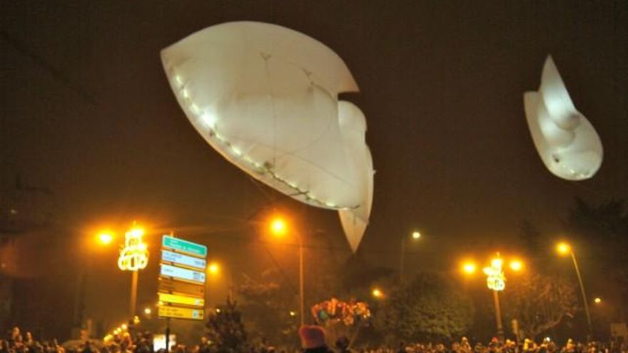 Cabalgata de Reyes en León capital.