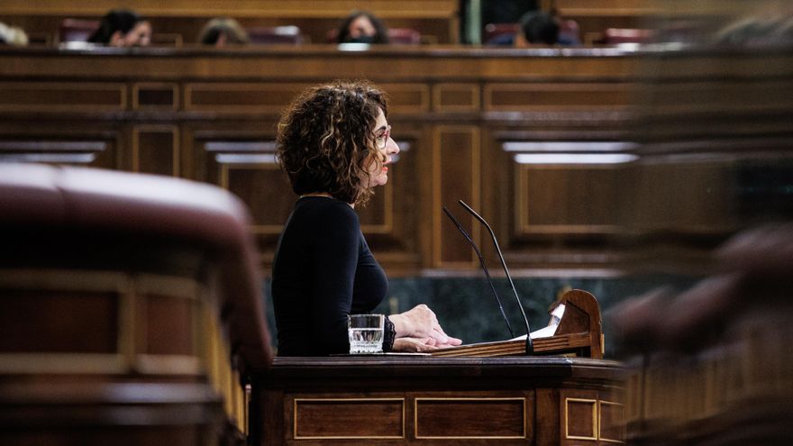 La ministra de Hacienda, María Jesús Montero.
