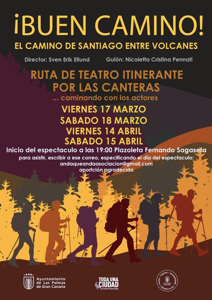 Cartel de la obra teatral '¡Buen Camino!'
