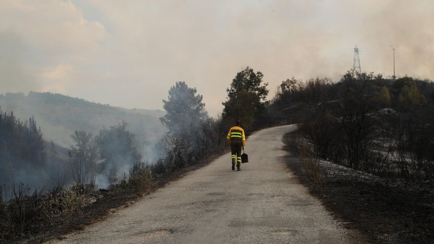 Detenido un hombre de 75 años como supuesto autor del incendio de Molinaseca (León)