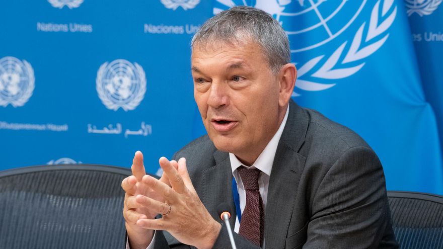 Philippe Lazzarini, comisario general de la agencia de la ONU para los refugiados palestinos (UNRWA).