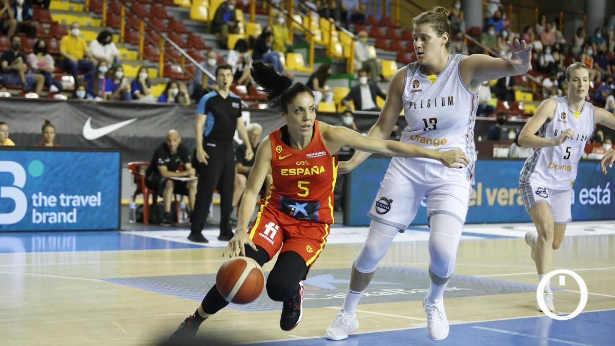 Las imágenes del España - Bélgica