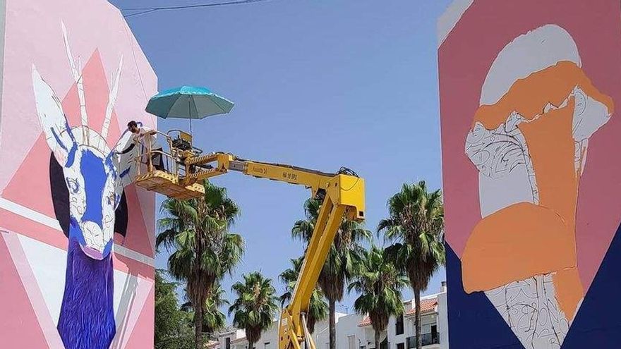 Un mural del cordobés Sake Ieneka, entre los 100 mejores de 2021