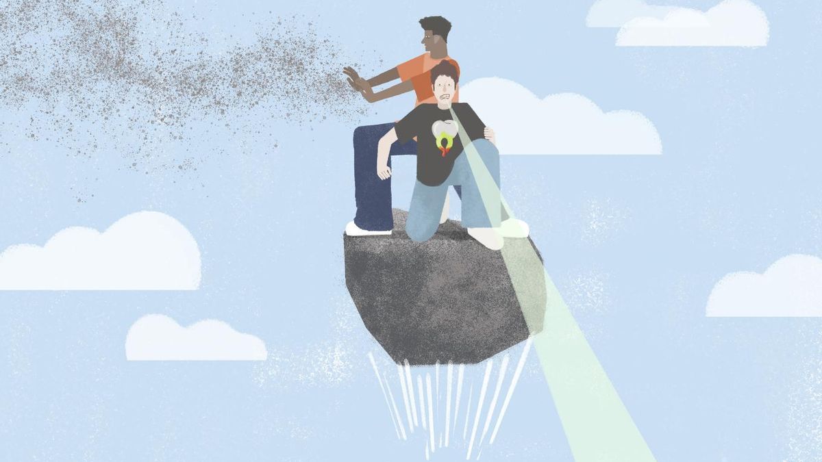 Ahí es donde merece estar el racismo (una aventura de Capitán Duna y Chico Caries)