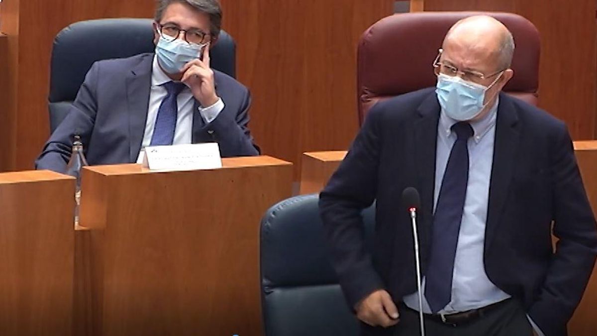 Francisco Igea, en el pleno de este martes