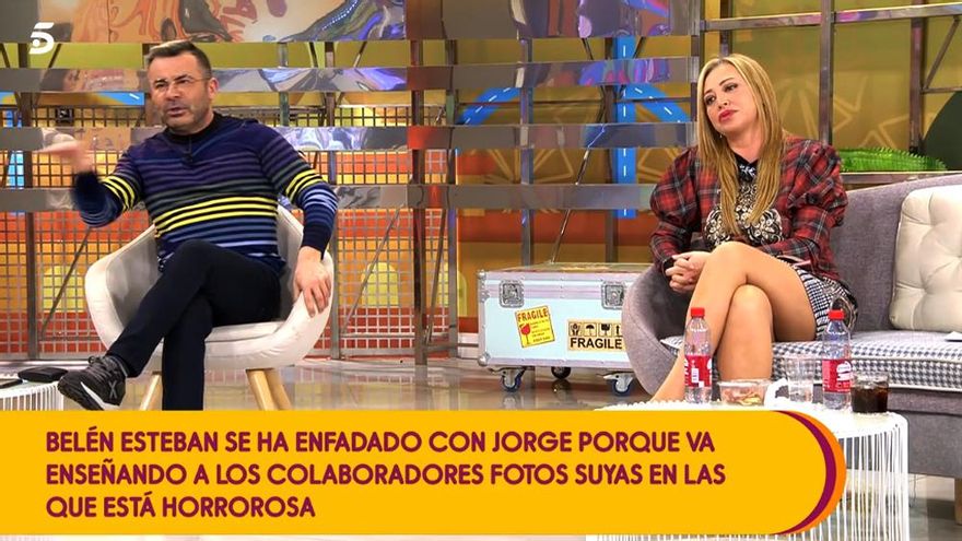 Jorge Javier Vázquez y Belén Esteban, peleados en 'Sálvame'
