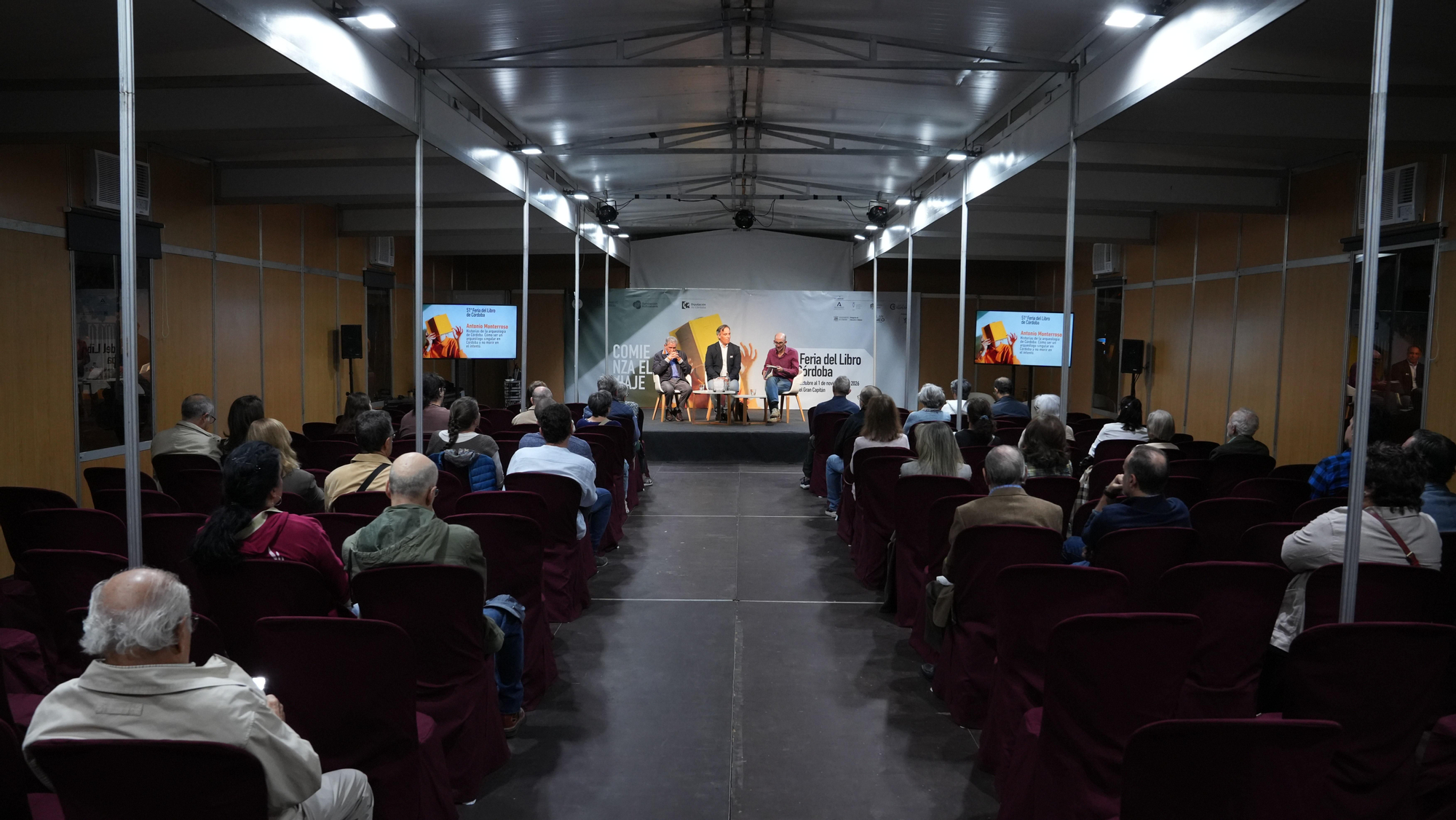Antonio Monterroso y Herminio Trigo en la 51ª Feria del Libro de Córdoba