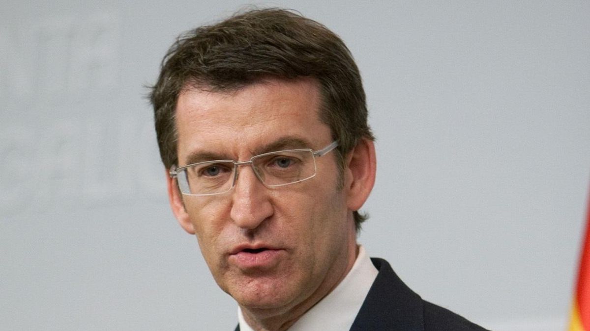 El líder del PP en Galicia, Alberto Núñez Feijoo