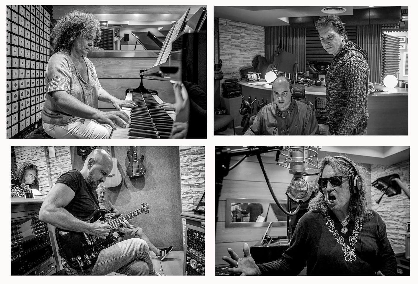 Sesiones de grabación del disco 'Por Casanova' en los Estudios Cezanne.  JAVIER MONTEVERDE. /