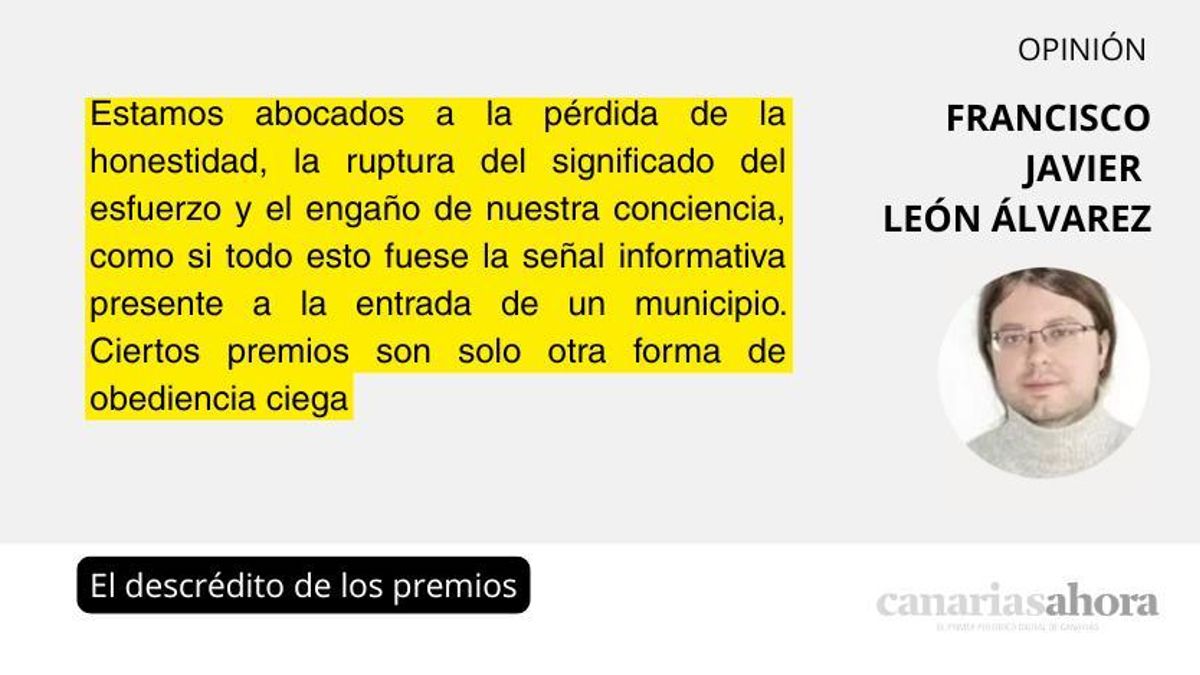 El descrédito de los premios