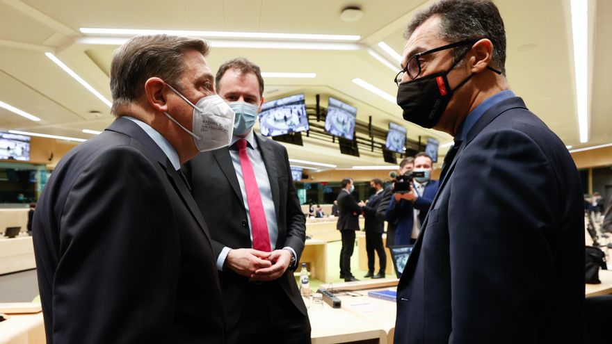 Luis Planas, en el Consejo de Ministros de la UE