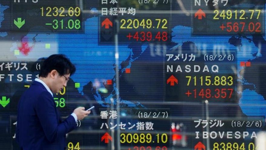 La Bolsa de Tokio baja en su apertura hasta los 22.493,53 puntos