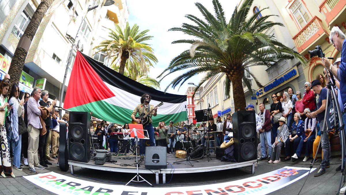 Manifestación este sábado en Las Palmas de Gran Canaria contra el "genocidio" de Israel al pueblo palestino