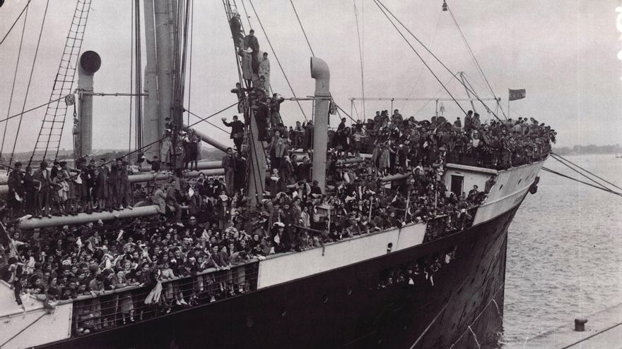 El SS Habana llega a Southampton