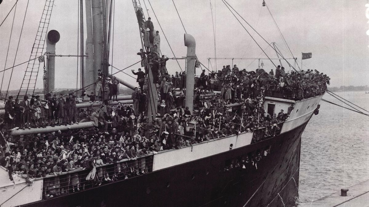 El SS Habana llega a Southampton