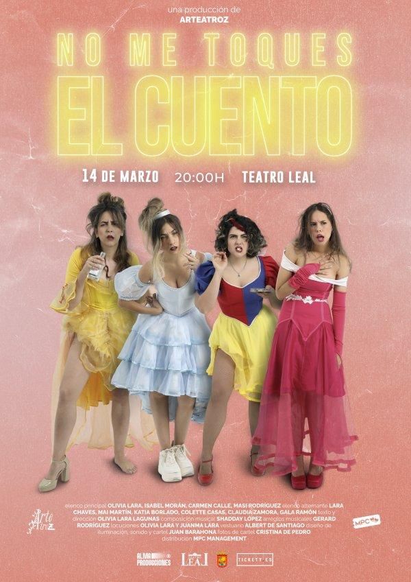 Cartel de 'No me toques el cuento'