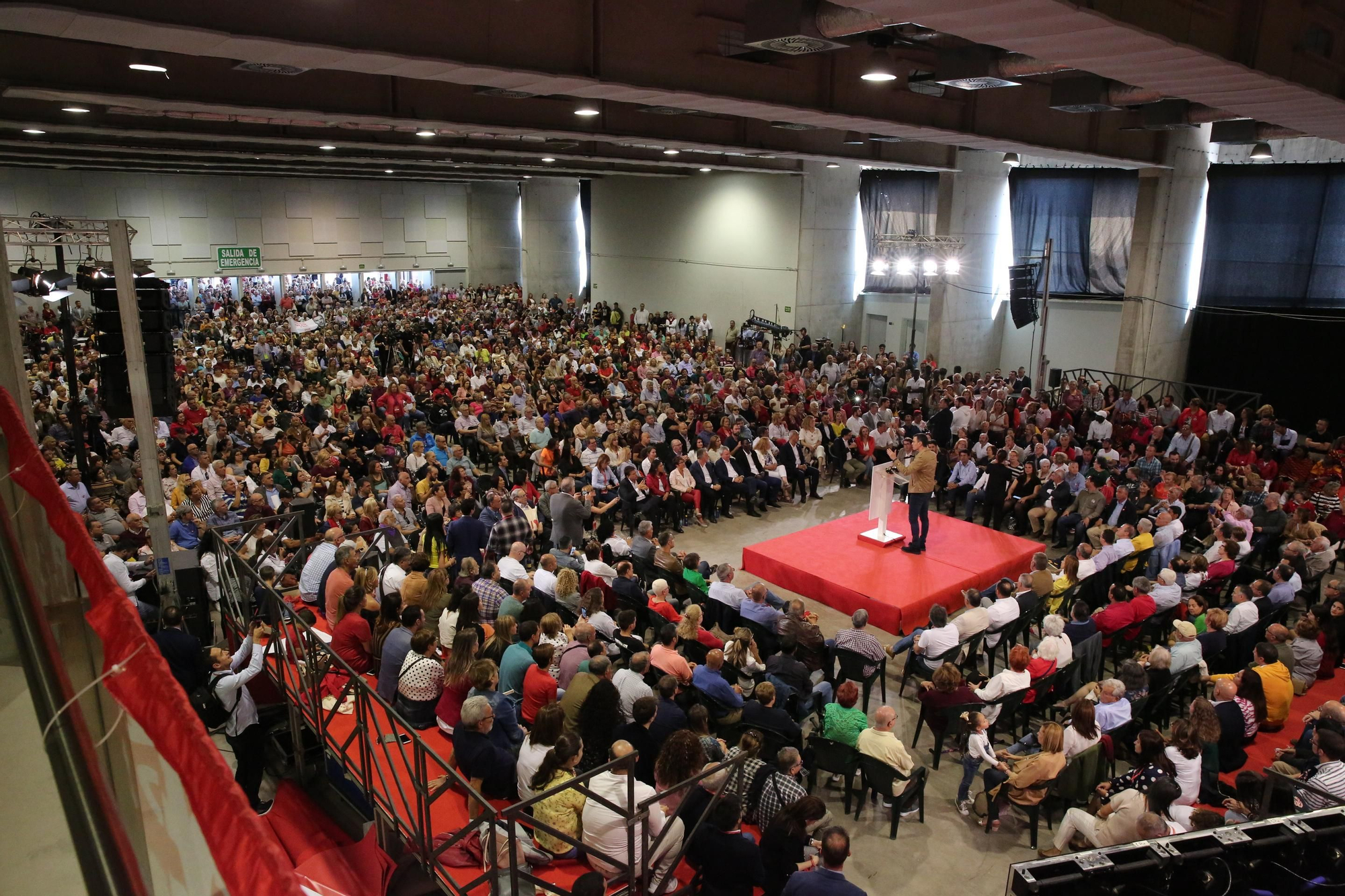 Mitin de Pedro Sánchez en Las Palmas de Gran Canaria