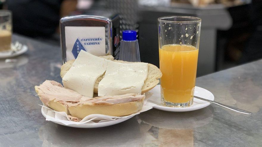 Bocata pata con queso Yazmina