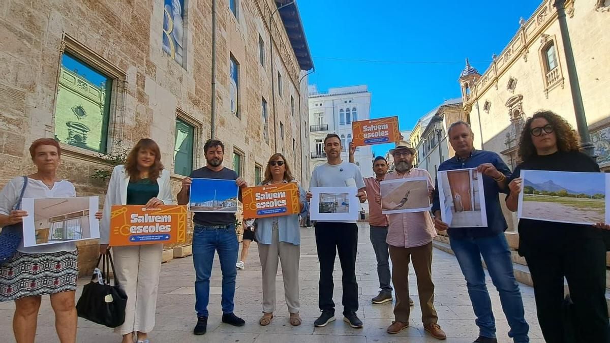 Compromís estudia emprender acciones penales contra el Consell por "prevaricación" en la parálisis de obras escolares