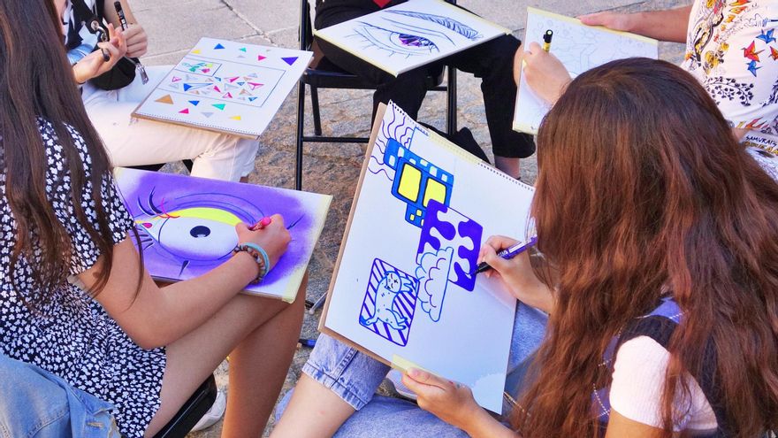 Todo lo que sucederá en Conde Duque durante Pinta Malasaña 2023: talleres, retratos, pintacaras y obras inmersivas