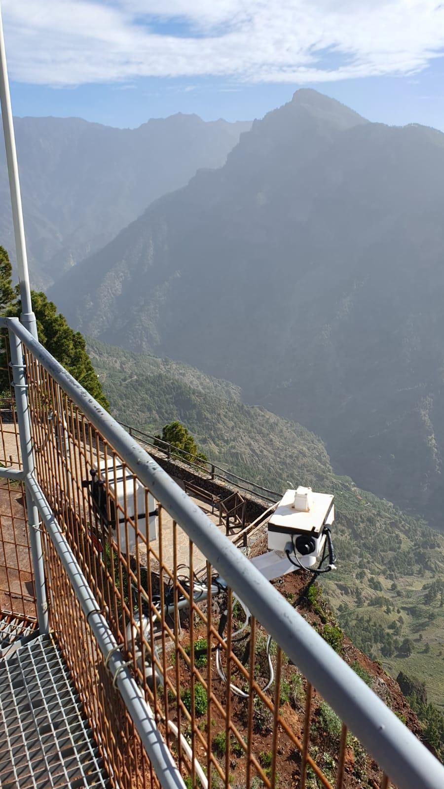 Cámara termográfica en la torre del Time.