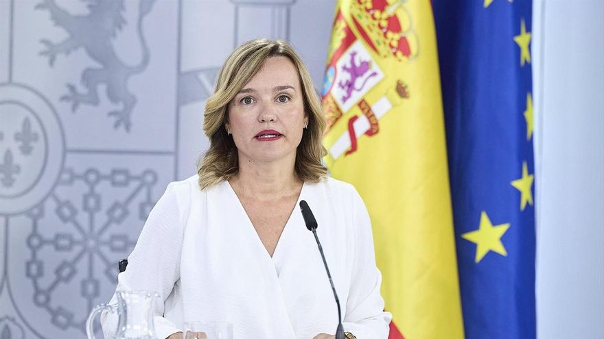 La ministra de Educación, Formación Profesional y Deportes y portavoz del Gobienrno, Pilar Alegría