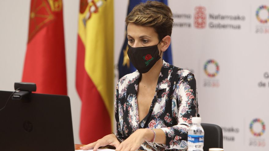 Chivite rechaza la propuesta de Navarra Suma y no vetará a EH Bildu en la negociación presupuestaria