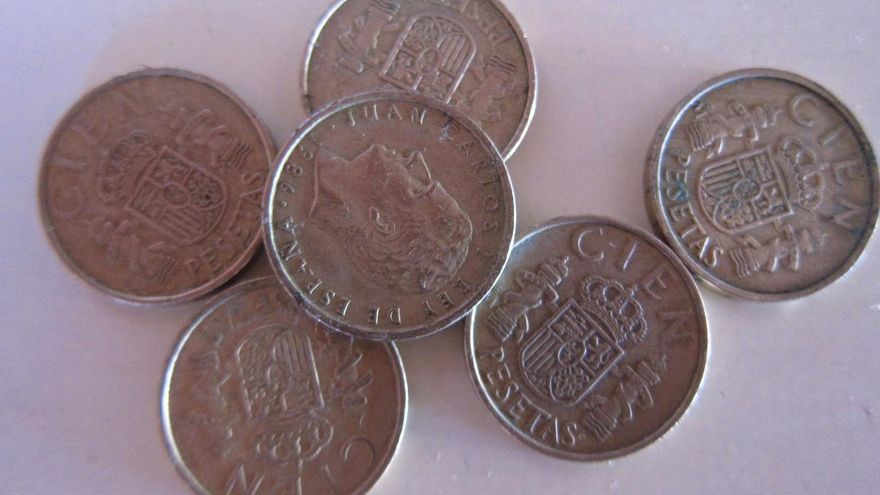 Los españoles conservan pesetas por valor de 1.610 millones de euros