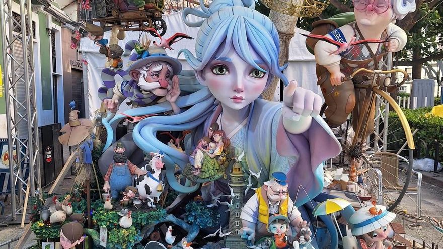 La falla infantil de Espatero-Ramón y Cajal se alza como la mejor de 2026 de València