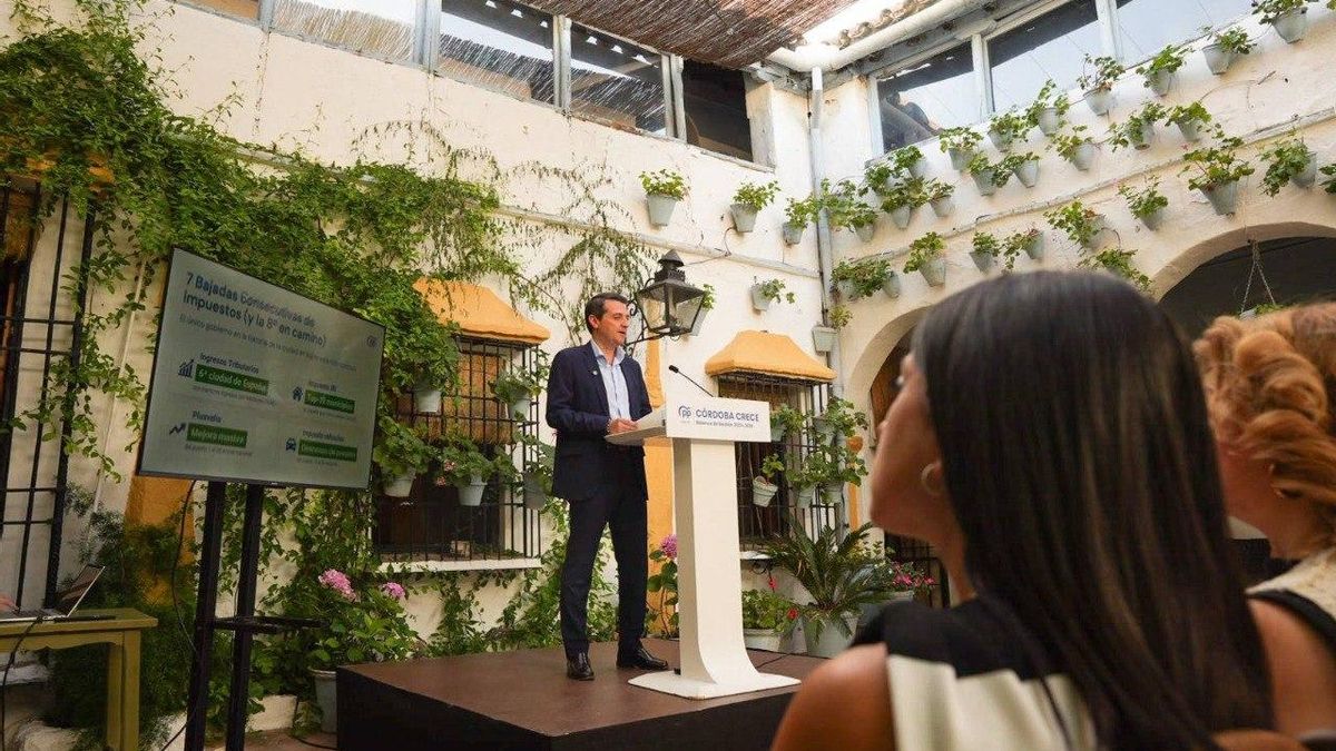 José María Bellido, en su comparecencia ante los medios de comunicación